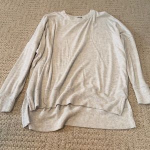 aerie Gray Sweatshirt (xxs)